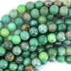 Mystic Titanium Green Chrysoprase Round Beads 15.5