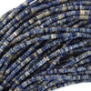 4mm natural blue sodalite heishi disc beads 15.5