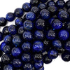 AA Blue Tiger Eye Round Beads Gemstone 15