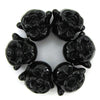 12mm synthetic coral carved buddha beads 14