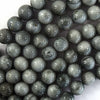 AA Natural Gray Hawk Eye Round Beads 15.5