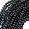 Blue Goldstone Round Beads Gemstone 14.5