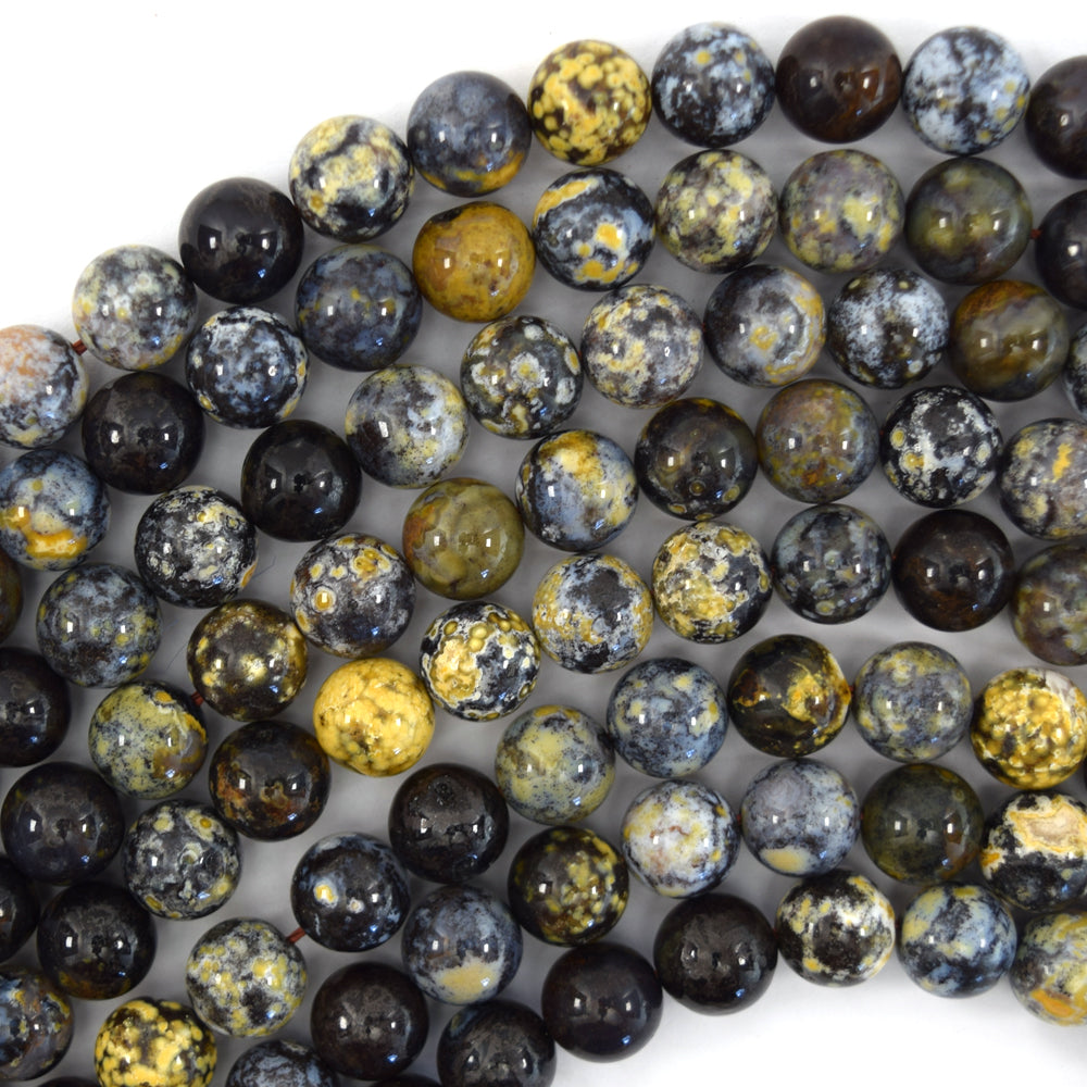Natural Ocean Jasper Round Beads Gemstone 15" Strand 6mm 8mm 10mm S1