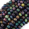 Galaxy Rainbow Tiger Eye Round Beads Gemstone 15