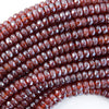 5x8mm Mystic Titanium Faceted Gemstone Rondelle Button Beads 15