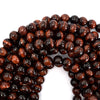 Red Tiger Eye Round Beads Gemstone 15