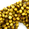 AA Gold Tiger Eye Round Beads Gemstone 15