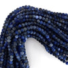 Natural Matte Blue Sodalite Round Beads Gemstone 15.5