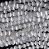 AA Natural Genuine White Selenite Round Beads 15.5