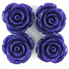 24mm synthetic coral carved rose flower beads 15