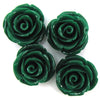 20mm synthetic coral carved rose flower beads 15