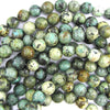 Natural African Turquoise Round Beads 15.5