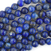 Natural Blue Lapis Lazuli Round Beads 15