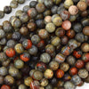 6mm natural Morocco red lace agate round beads 15.5
