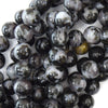 8mm gray opal round beads 15.5
