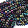 Galaxy Rainbow Tiger Eye Round Beads Gemstone 15
