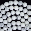 Natural White Howlite Round Beads Gemstone 15
