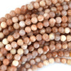 Natural Sunstone Round Beads Gemstone 15