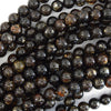 Natural Genuine Golden Phlogopite Round Beads 15.5
