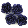 20mm synthetic coral carved rose flower beads 15