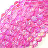 Magenta Mystic Aura Quartz Round Beads Gemstone 15