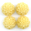 20mm synthetic coral chrysanthemum flower beads 15.5
