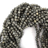 Natural Gray Map Jasper Round Beads Gemstone 15