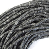 4mm natural gray map jasper heishi disc beads 15.5