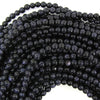 Blue Goldstone Round Beads Gemstone 14.5