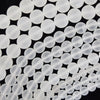 Natural Matte Clear Crystal Quartz Round Beads Gemstone 15