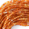 Natural Carnelian Round Beads Gemstone 15