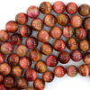 AA Pink Tiger Eye Round Beads Gemstone 15
