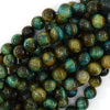 AA Green Blue Tiger Eye Round Beads Gemstone 15