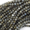 Natural Gray Labradorite Round Beads 15