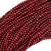 Ruby Red Jade Round Beads Gemstone 15