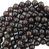 Natural Red Garnet Round Beads Gemstone 15