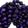 AA Purple Tiger Eye Round Beads Gemstone 15