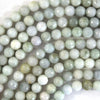 Natural Faceted L Green Burma Jadeite Jade Round Beads 15