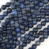 AA grade Natural Blue Dumortierite Round Beads 15.5