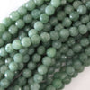 Faceted Burma Colored Jade Round Beads Gemstone 15
