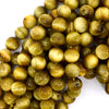 AA Gold Tiger Eye Round Beads Gemstone 15