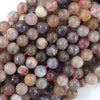 Natural Light Purple Pink Tourmaline Round Beads 15.5