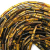 13mm natural tiger eye tube cylinder beads 15.5