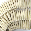 30mm white turquoise stick needle spike beads 16