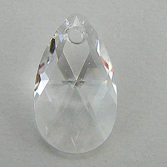 16mm Swarovski crystal teardrop pendant 6106 crystal clear